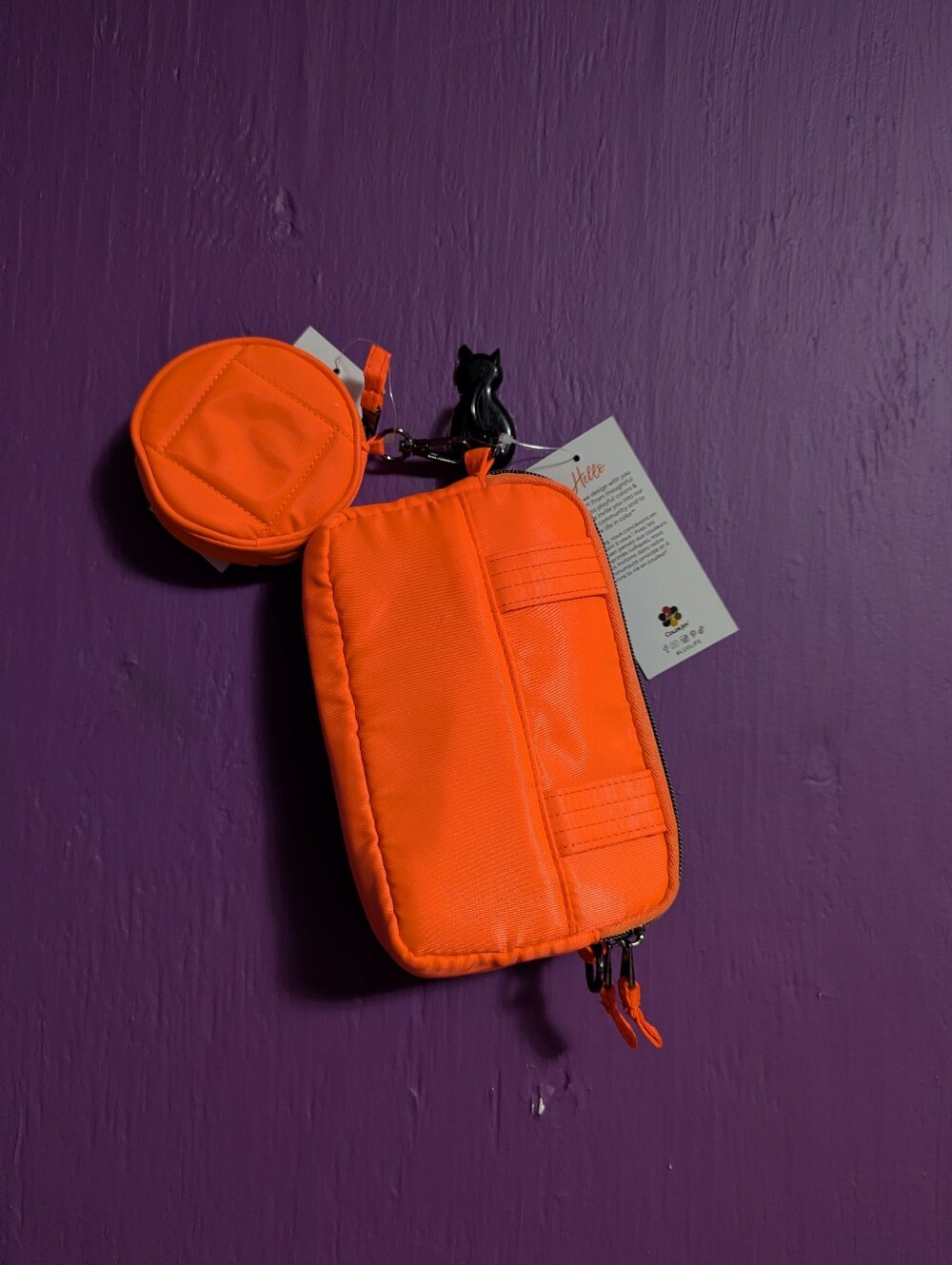 NWT Lug Coral Coupe XL Convertible Crossbody Bag With Circle Coin Pouch - Picture 5 of 12